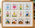 Months of the Year Magnets