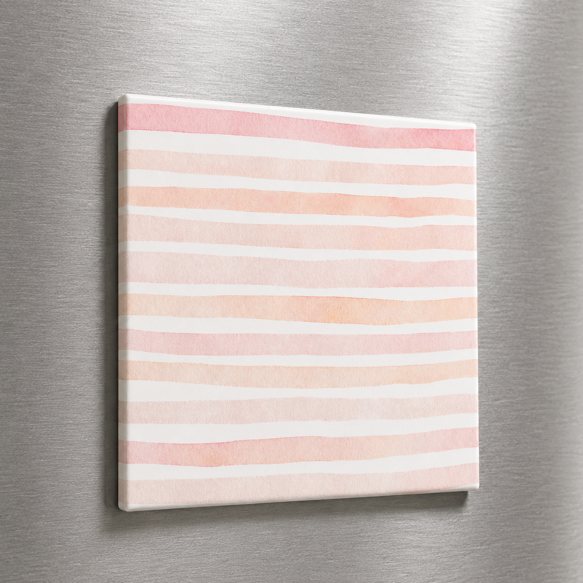 Blush Pink Watercolour Stripe