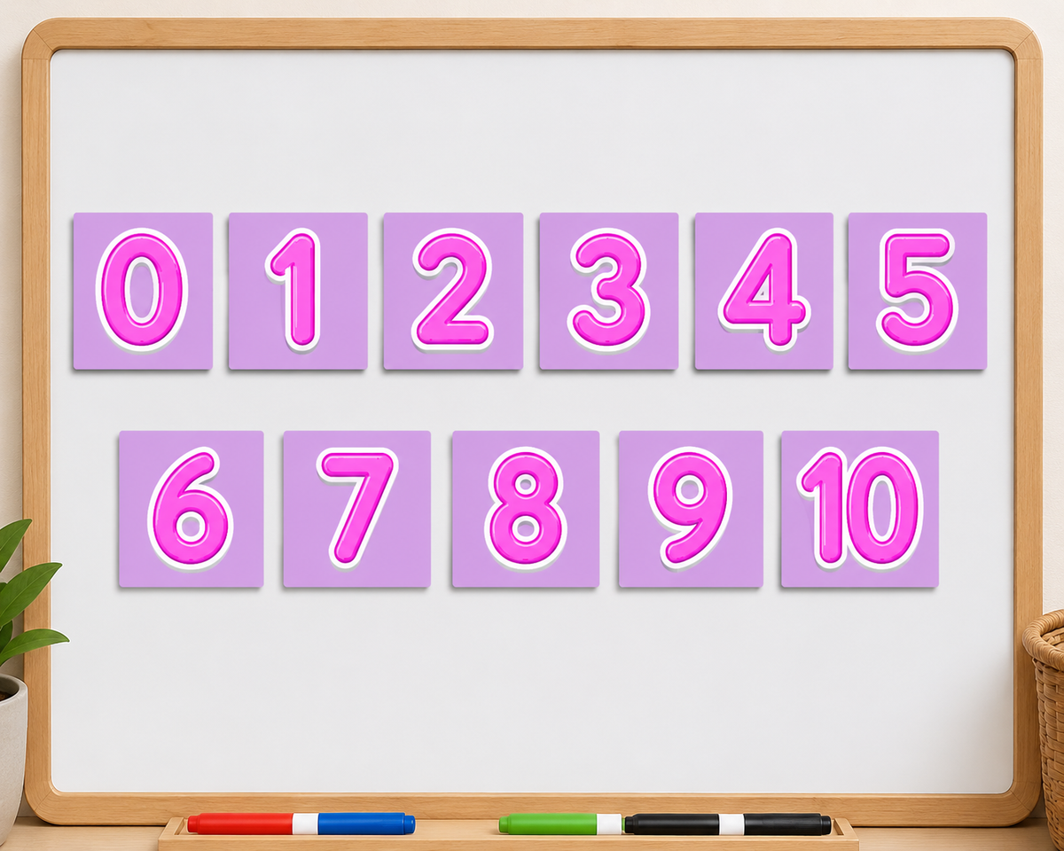 Little Learners Number Magnets